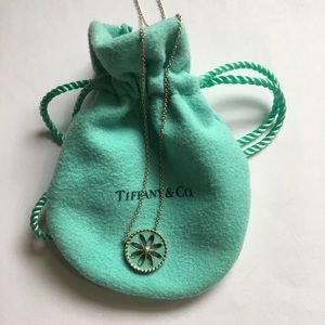 Tiffany & Co. Enamel daisy necklace